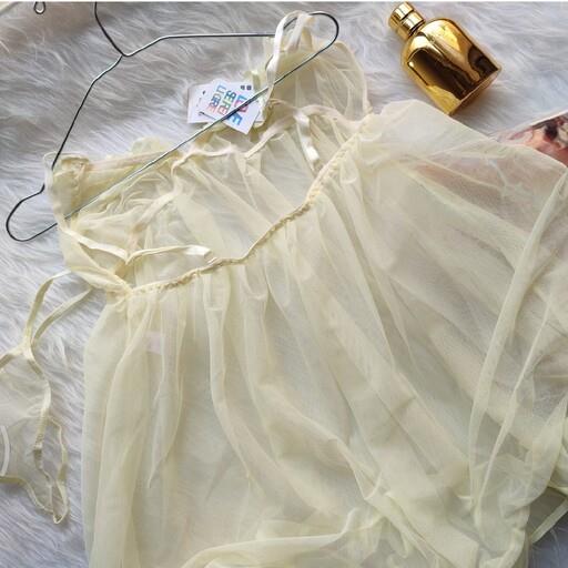 لباس خواب زنانه Love Secret حریر رنگ گلبهی  دو تیکه شورت لامبادا و پیراهن کوتاه یکسره سایز Xl